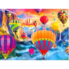 Картина за номерами “Повітряні кулі“ 40*50см, фарби-акрил, кисть-3шт RA3577 KNZ