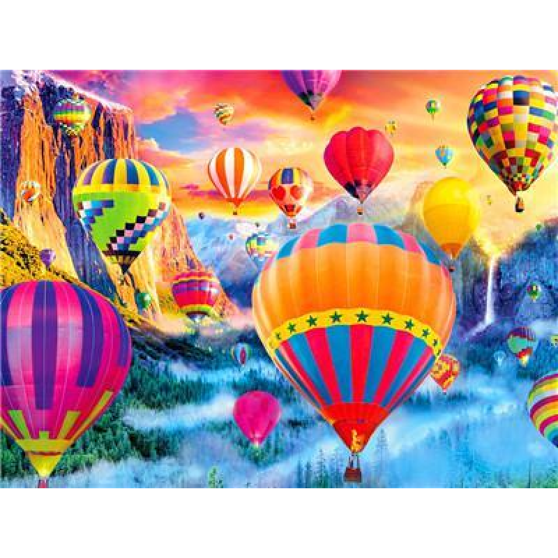Картина за номерами “Повітряні кулі“ 40*50см, фарби-акрил, кисть-3шт RA3577 KNZ