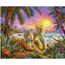 Картина за номерами “Тигри“ 40*50см 73836 KNZ