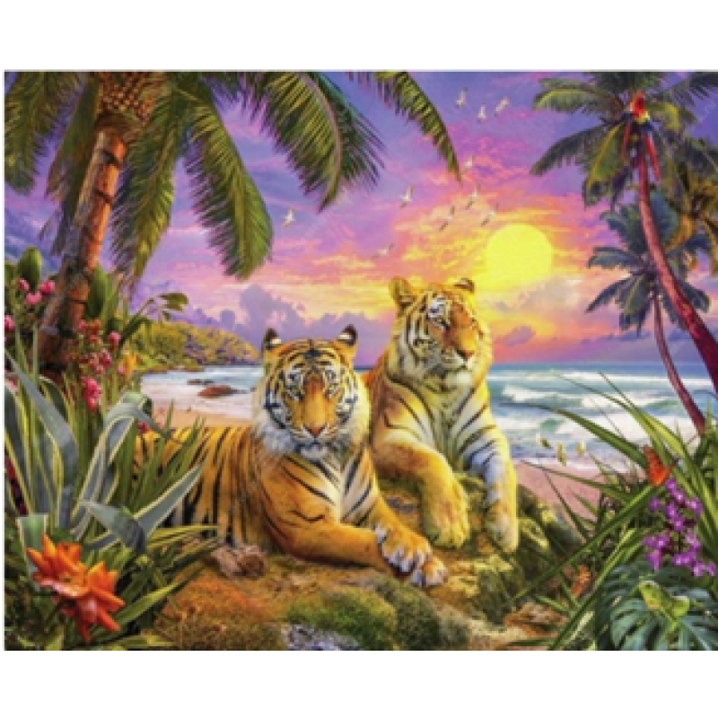 Картина за номерами “Тигри“ 40*50см 73836 KNZ Картина за номерами “Тигри“ 40*50см 73836 KNZ