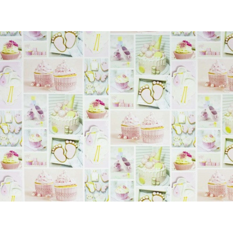 Крейдований папір - для дівчинки 10 аркушів - 100 х 70см, Unison, PVM10-104 KNZ