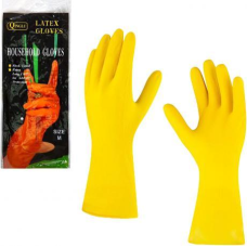 Рукавички латексні господарські “M“ KNZ