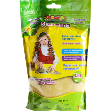 Пісок кінетичний 1 кг для моделювання в пакеті Пісочний 8170s KNZ