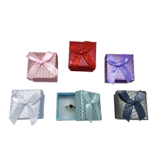 Подарункова коробка ювелірна 5 х 5см 24шт/уп мікс JB-008 KNZ