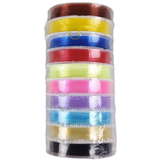 Лісочка-гумка кольорова 0,5 мм, 12 м, 10 шт у термосилі 1951 KNZ
