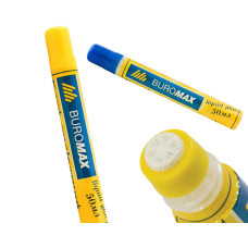 Клей силікатний 50 мл c губкою (аплікатором) Buromax BM.4802 KNZ