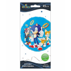 Кулька фольгована Pelican, SONIC, 45см 835122 KNZ