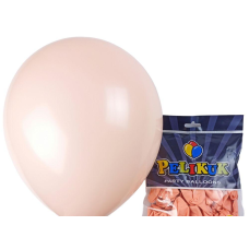 Кульки круглі Pelikuk 13“ (33 см) пастель персик 50шт/уп 1350C-111 KNZ