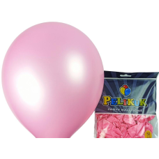 Кульки круглі Pelikuk 13“ (33 см) перламутр рожевий 50шт/уп 1350C-203 KNZ