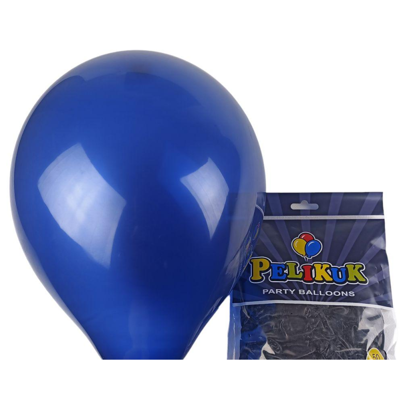 Кульки круглі Pelikuk 13“ (33 см) пастель чорнильний 50шт/уп 1350C-128 KNZ