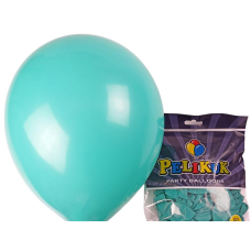 Кульки круглі Pelikuk 13“ (33 см) пастель бірюзово-зелений 50шт/уп 1350C-129 KNZ