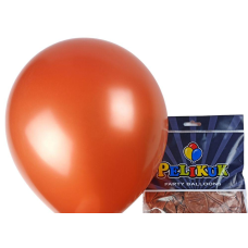 Кульки круглі Pelikuk 13“ (33 см) перламутр мідно-коричневий 50шт/уп 1350C-213 KNZ