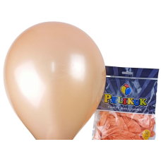 Кульки круглі Pelikuk 13“ (33 см) перламутр оранжевий 50шт/уп 1350C-218 KNZ