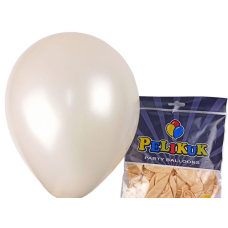 Кульки круглі Pelikuk 13“ (33 см) перламутр персиковий 50шт/уп 1350C-220 KNZ