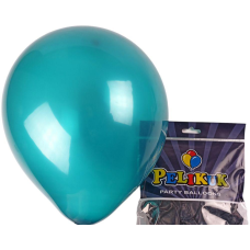 Кульки круглі Pelikuk 13“ (33 см) пастель смарагдовий 50шт/уп 1350C-140 KNZ