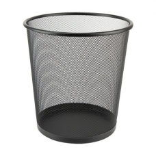 Кошик металевий сітчастий чорний офісний 23*27*19 см DX-5003 KNZ