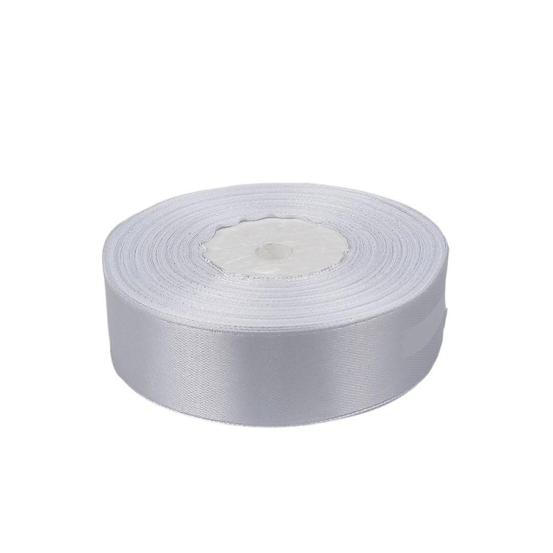 Атласна стрічка 2,5см x 33м Unison LA2533-01 KNZ