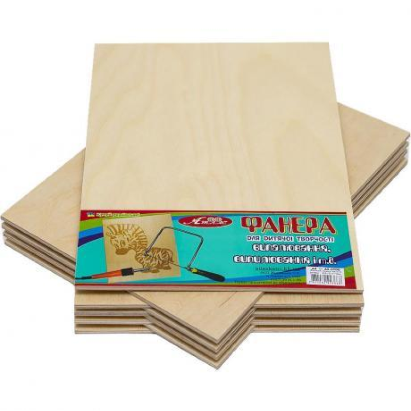 Фанера А4 3мм для випилювання і випалювання AS-0710 KNZ