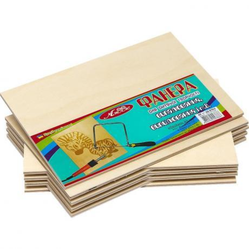 Фанера А5 3мм для випилювання і випалювання AS-0709 KNZ