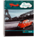 Блокнот для нотаток В5, бічна пружина, 100 аркушів офсет, клітка “Серія Відрізняйся!“, обкладинка м“яка Ц355037У KNZ