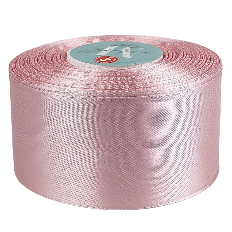 Атласна стрічка 4см x 33м Димчато-рожева Unison LA4033-41 KNZ Атласна стрічка 4см x 33м Димчато-рожева Unison LA4033-41 KNZ