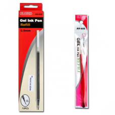 Гелевий стрижень AH-650 червоний 0,5 мм KNZ