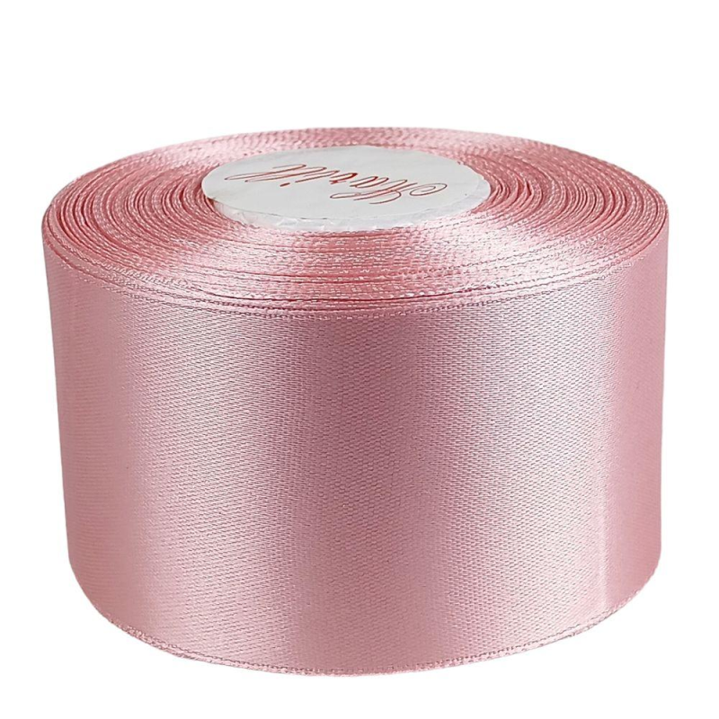 Атласна стрічка 4см x 33м Рожевий Unison LA4033-169 KNZ