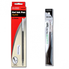 Гелевий стрижень чорний 0,5 мм AH-650 KNZ