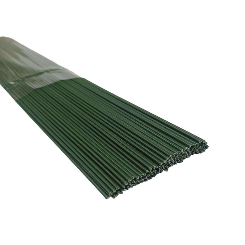 Дріт флористичний для стволів D=2мм 40см, зелений (100шт/уп) C30032 KNZ