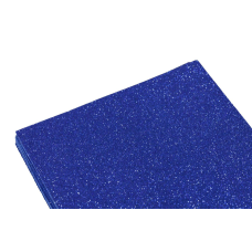 Фоаміран 1,8мм синій з гліттером -10листів, 7944 7944 KNZ