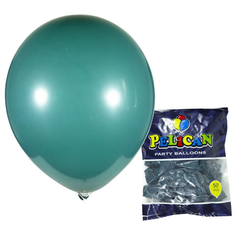 Кульки 12“ (30 см) пастель зелений пляшковий 10шт/уп 1210-853 KNZ Кульки 12“ (30 см) пастель зелений пляшковий 10шт/уп 1210-853 KNZ