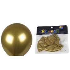 Кулі повітряні 13“ (33 см) хром золото 5шт/уп 1305C-600 KNZ