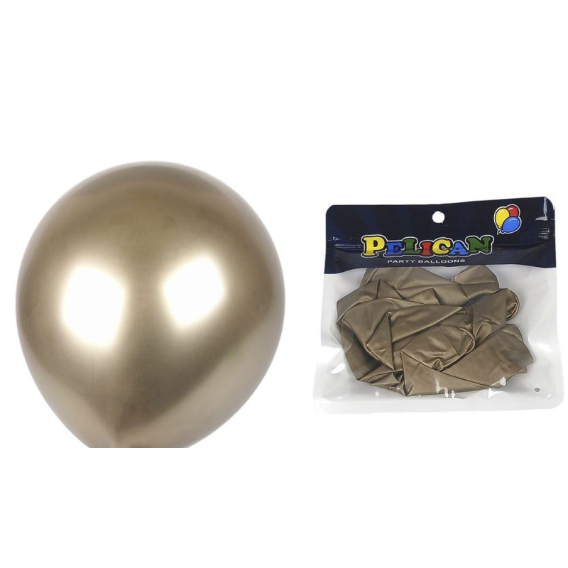 Кулі повітряні 13“ (33 см) хром бронза 5шт/уп 1305C-601 KNZ