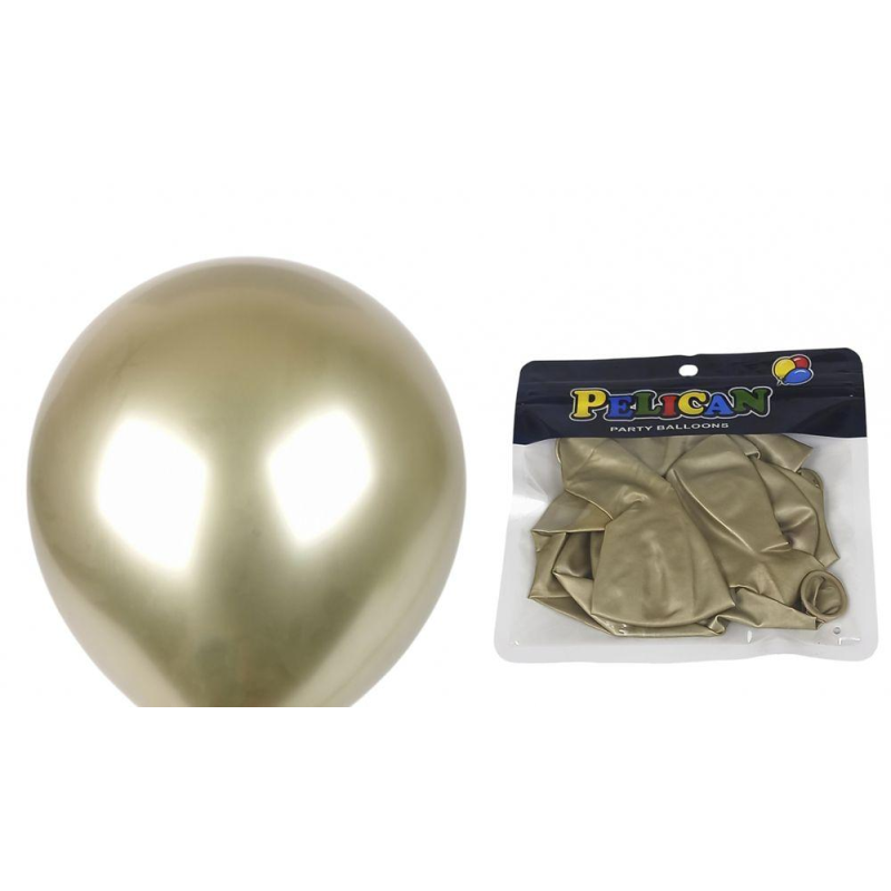 Кулі повітряні 13“ (33 см) хром платина 5шт/уп 1305C-602 KNZ