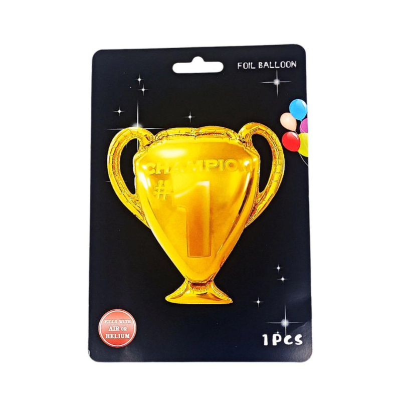 Фольгована куля КУБОК «Champion» золота 60 х 58см KUK-5081 KNZ