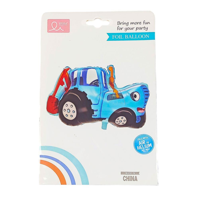 Фольгована куля “СИНІЙ ТРАКТОР“ 75 х 51см K-677 KNZ