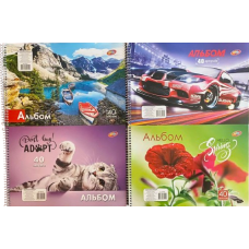 Альбом на спіралі “Колорит-Тон“ 40 аркушів/100 гр АПР-40 KNZ