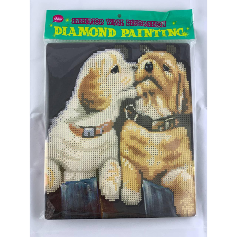 Алмазна мозаїка “Собаки“ 21 х 25см в ГРВ упаковці D21263 KNZ