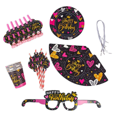 Набір до дня народження “Серця“ на 6 персон, 36 предметів 10320 KNZ