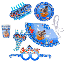 Набір до дня народження “Морський світ“ на 6 персон, 36 предметів 10326 KNZ