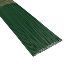 Дріт флористичний для стовбурів D=0,8мм 40см, зелений (100шт/уп) C08808 KNZ