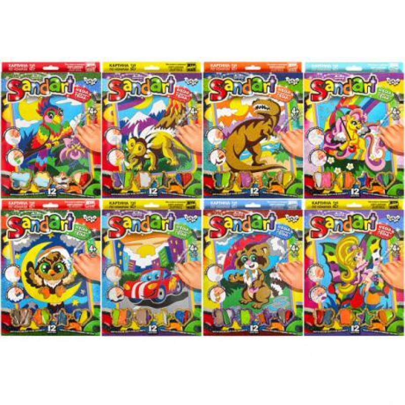 Фреска із кольорового піску “Sand Art“ Danko toys KNZ