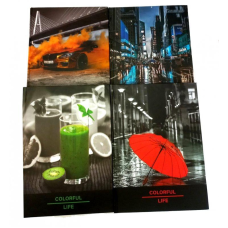 Зошит А4 тверда обкладинка, 192 аркуша, офсет, клітинка ЗТП-029-МВ KNZ