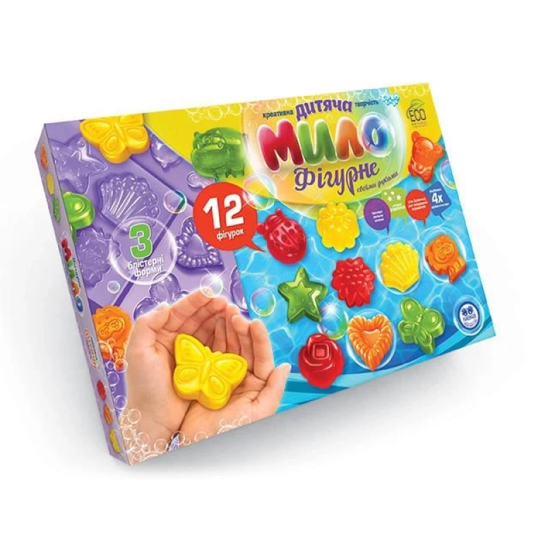 Набір творчої творчості “Дитяче Фігурне Мило“ великий укр KNZ