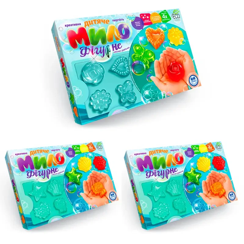 Набір креативної творчості “Дитяче Фігурне мило“ маленький укр KNZ