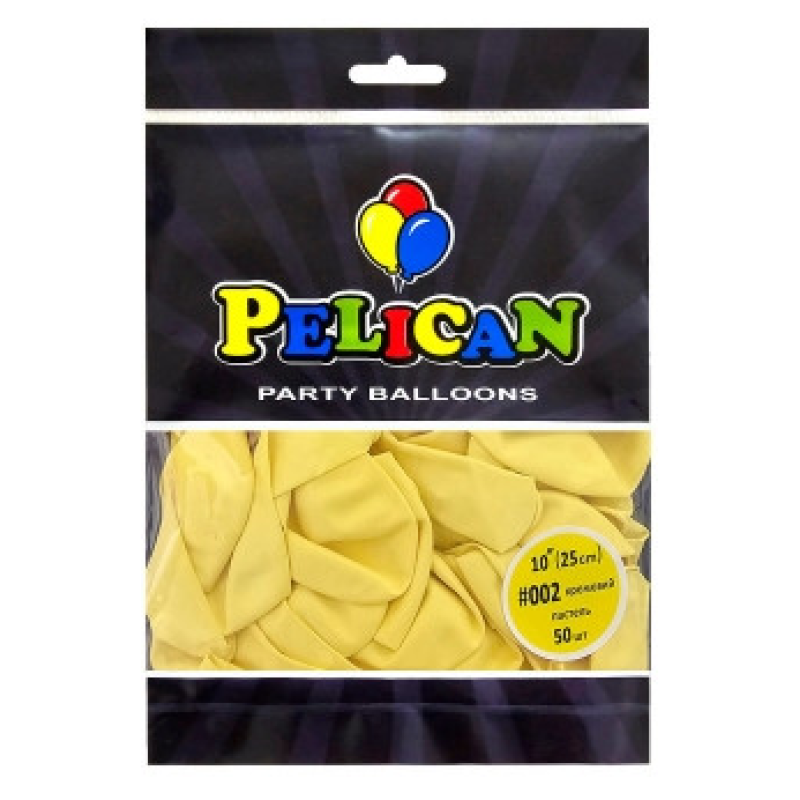 Кульки латексні 10“ (25см) пастель кремовий Pelican 50шт (810002) KNZ Кульки латексні 10“ (25см) пастель кремовий Pelican 50шт (810002) KNZ