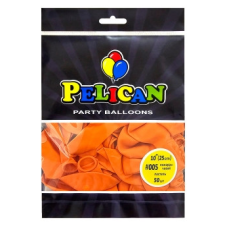 Кульки латексні 10“ (25см) пастель оранжевий Pelican 50шт (810005) KNZ
