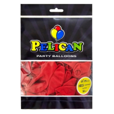 Кульки латексні 10“ (25см) пастель червоний Pelican 50шт (810015) KNZ