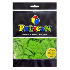 Кульки латексні 10“ (25см) пастель зелене яблуко Pelican 50шт (810016) KNZ