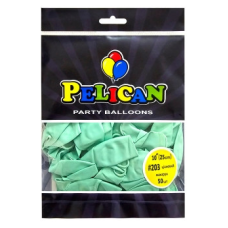 Кульки латексні 10“ (25см) макарун ціановий Pelican 50шт (810203) KNZ